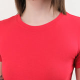 Atelier Delphine Apparel Womens Tees Baby Tee in Red