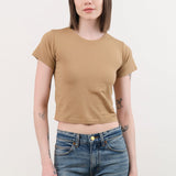 Atelier Delphine Apparel Womens Tees Baby Tee in Tobacco