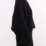 Atelier Delphine Apparel Womens Sweaters Balloon Sleeve Sweater in Black