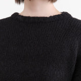 Atelier Delphine Apparel Womens Sweaters Balloon Sleeve Sweater in Black