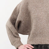Atelier Delphine Apparel Womens Sweaters Balloon Sleeve Sweater in Deer