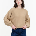 Atelier Delphine Balloon Sleeve Sweater in Sand