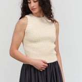 Atelier Delphine Sale Boucle Tank in Cream