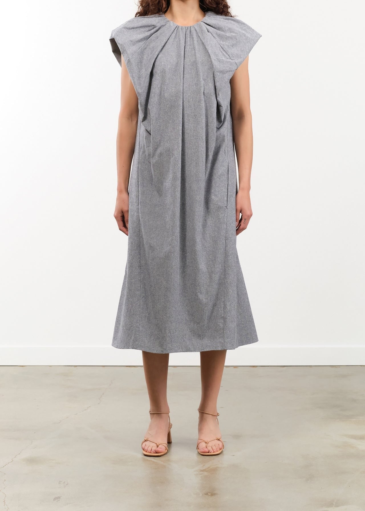 Atelier Delphine Apparel Womens Dresses Cacie Dress in Chambray