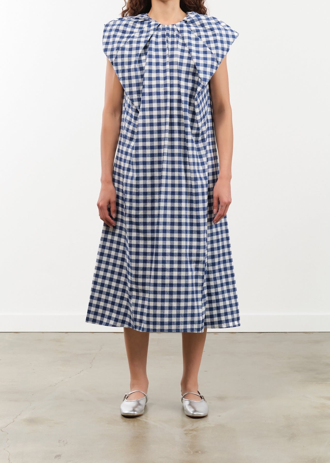 Atelier Delphine Apparel Womens Dresses Cacie Dress in Gingham