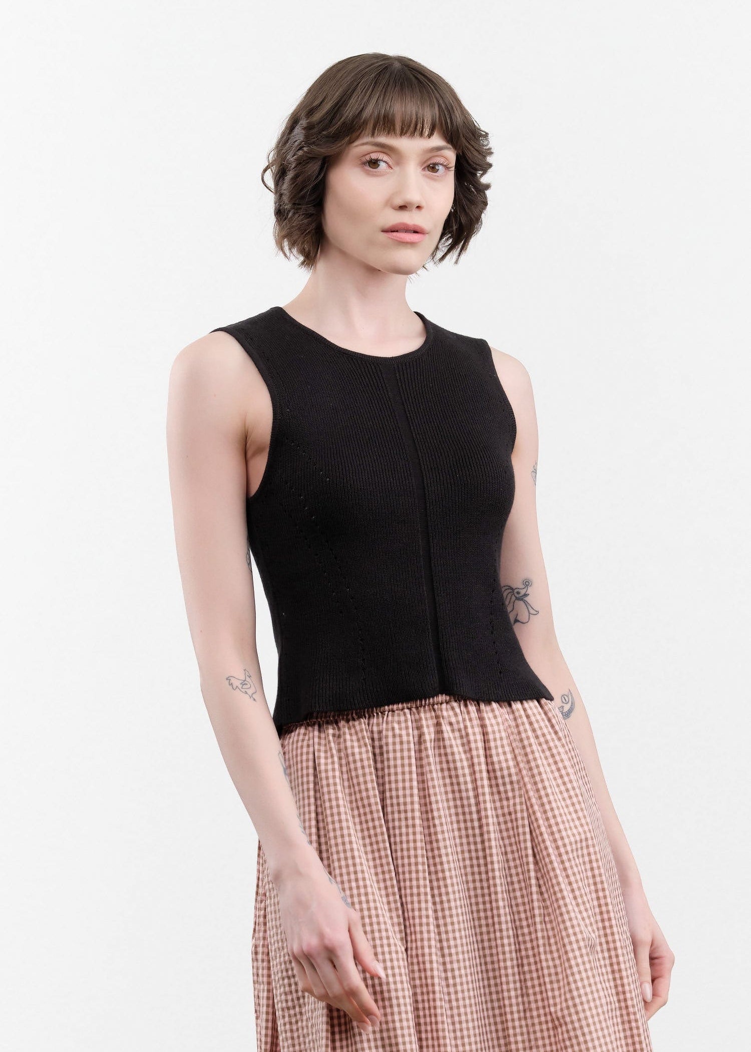 Atelier Delphine Apparel Womens Blouses High Gauge Compact Top