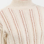 Atelier Delphine Apparel Womens Sweaters Lousanne Top in Cream