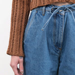 Atelier Delphine Apparel Womens Sweaters Lousanne Top in Wood