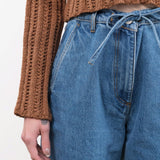 Atelier Delphine Apparel Womens Sweaters Lousanne Top in Wood