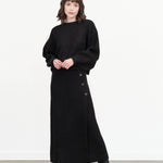 Atelier Delphine Noella Long Skirt in Black