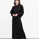 Atelier Delphine Noella Long Skirt in Black