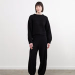 Atelier Delphine Apparel Womens Knit Pants Taylor Pant Alpaca in Black