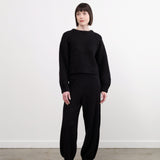 Atelier Delphine Apparel Womens Knit Pants Taylor Pant Alpaca in Black
