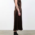 Atelier Delphine Apparel Womens Dresses Twisted Dress in Espresso