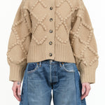 Valence Cardigan by Atelier Delphine in Sand