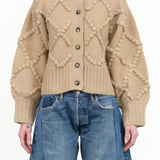 Valence Cardigan by Atelier Delphine in Sand