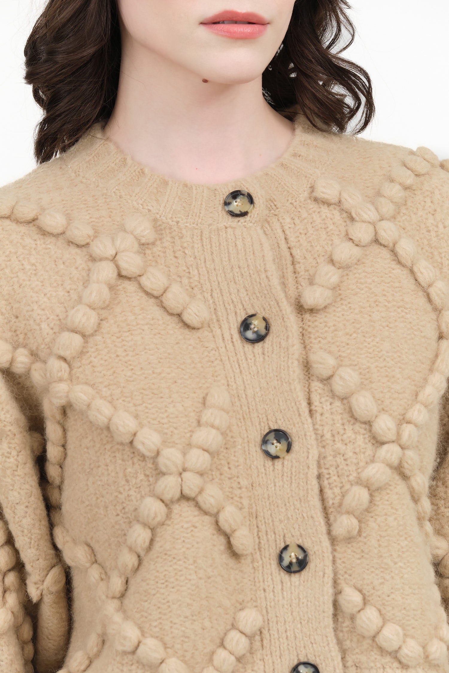 Sand Valence Cardigan by Atelier Delphine