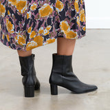 Black Praia Nappa Ankle Boot by ATP Atelier