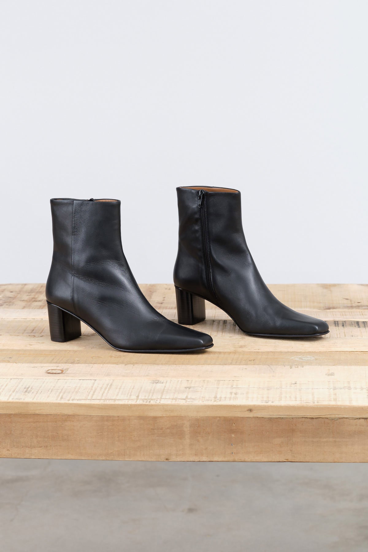 Praia Nappa Ankle Boot by ATP Atelier in Black