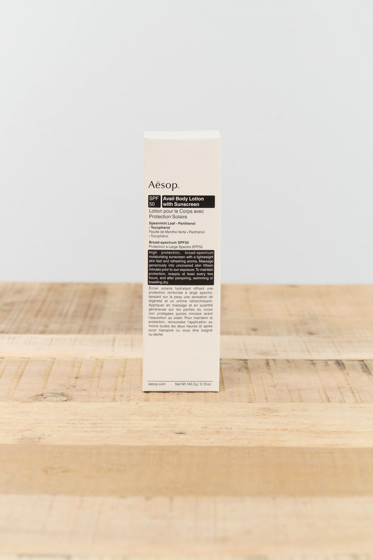Aesop Beauty Body Avail Body Lotion with SPF