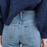 B Sides Jeans Apparel Womens Denim Field Kick in Viva Vintage
