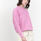 B Sides Jeans Crewneck Sweatshirt in Ziggy Pink