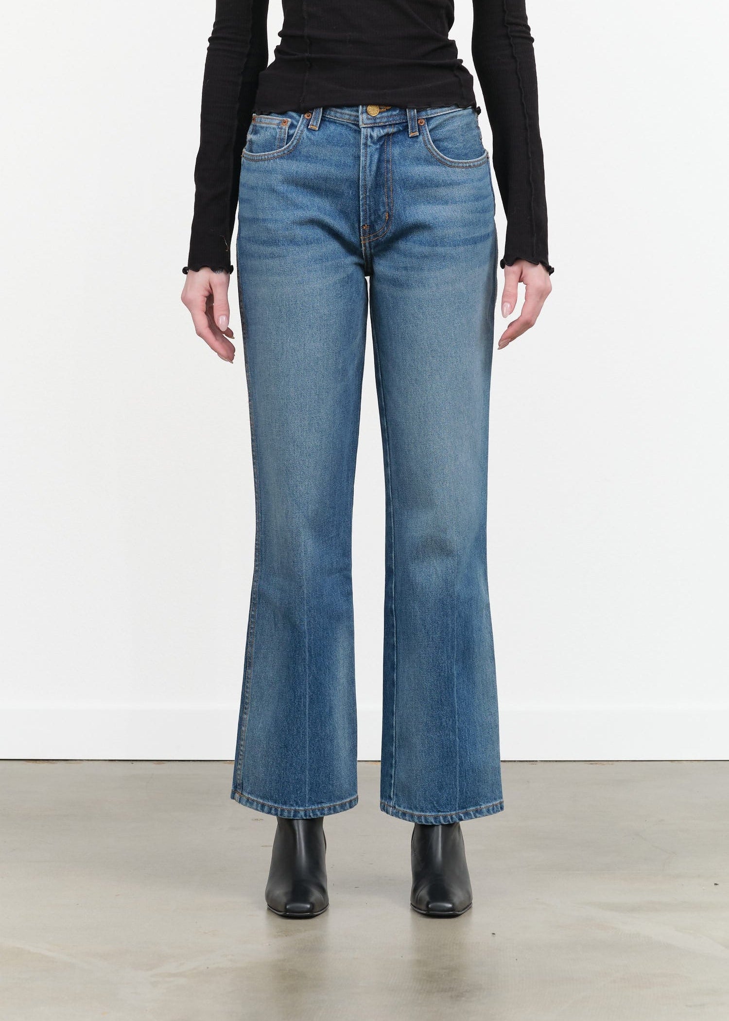 B Sides Jeans Apparel Womens Denim Eshel Jean in Hyde Wash