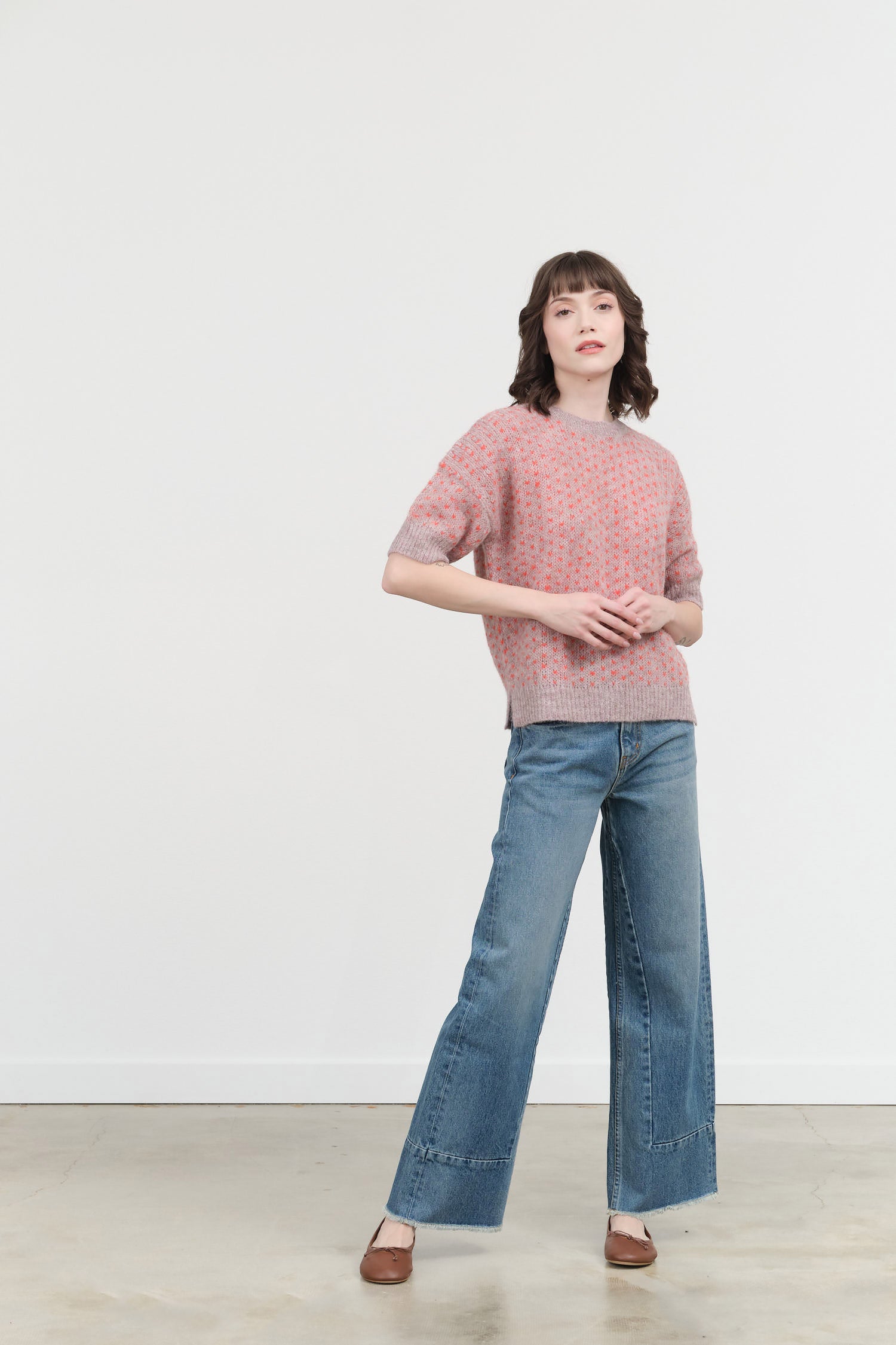 B Sides Jeans Marcel Culotte in Liesl Blue