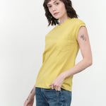 B Sides Jeans Pocket Tank in Daphne Overdye