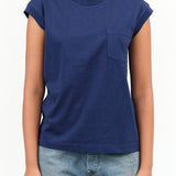 Pocket Tank by B Sides Jeans in Van Blue