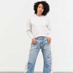 B Sides Jeans Reworked Slouch Jean in Vintage Indigo and Natural Denim