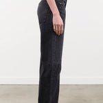 B Sides Jeans Apparel Womens Denim Slim Lasso Jean in Stil Black