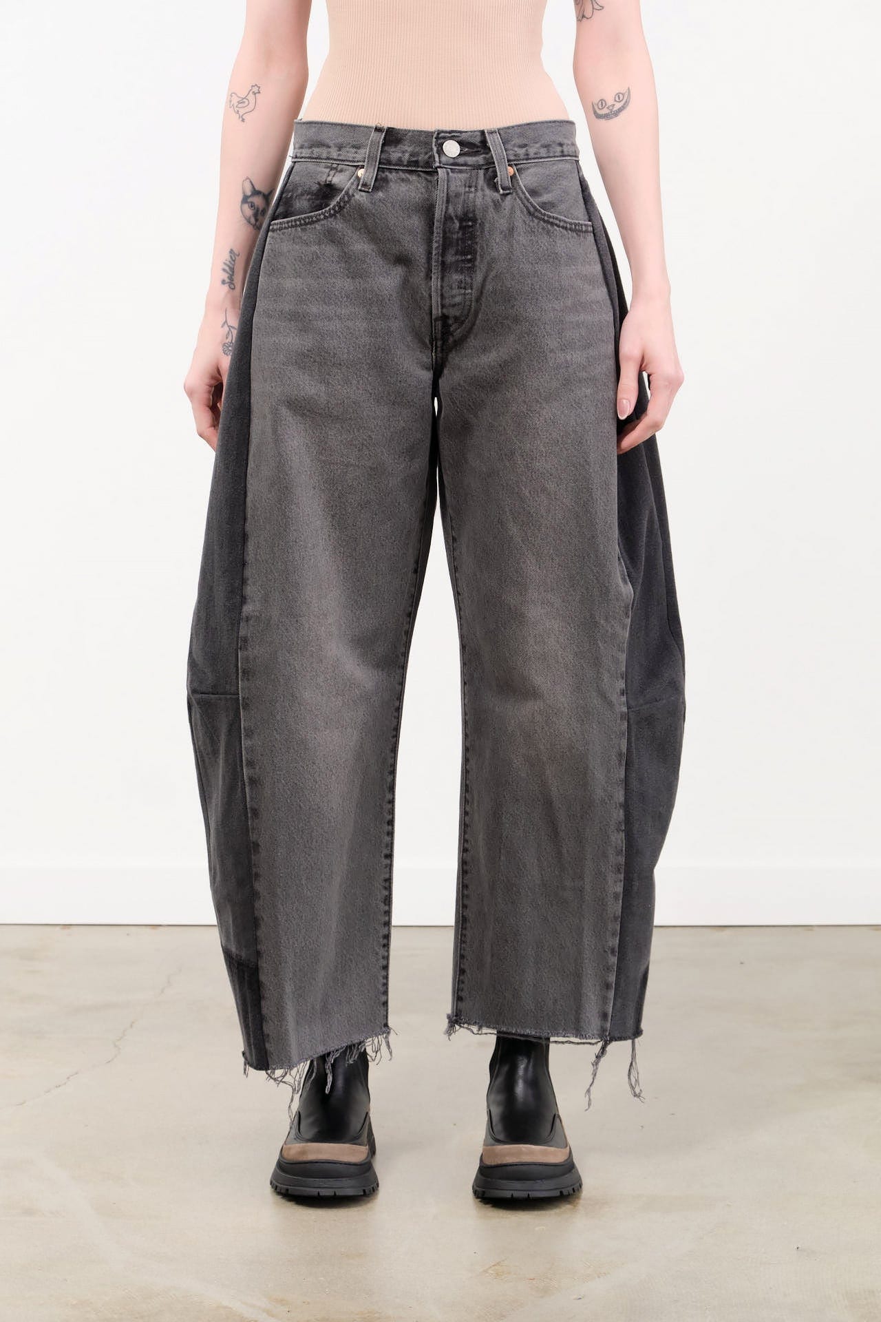 B Sides Jeans Apparel Womens Denim Vintage Lasso Jean in Vintage Black