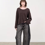 B Sides Jeans Apparel Womens Denim Vintage Lasso Jean in Vintage Black