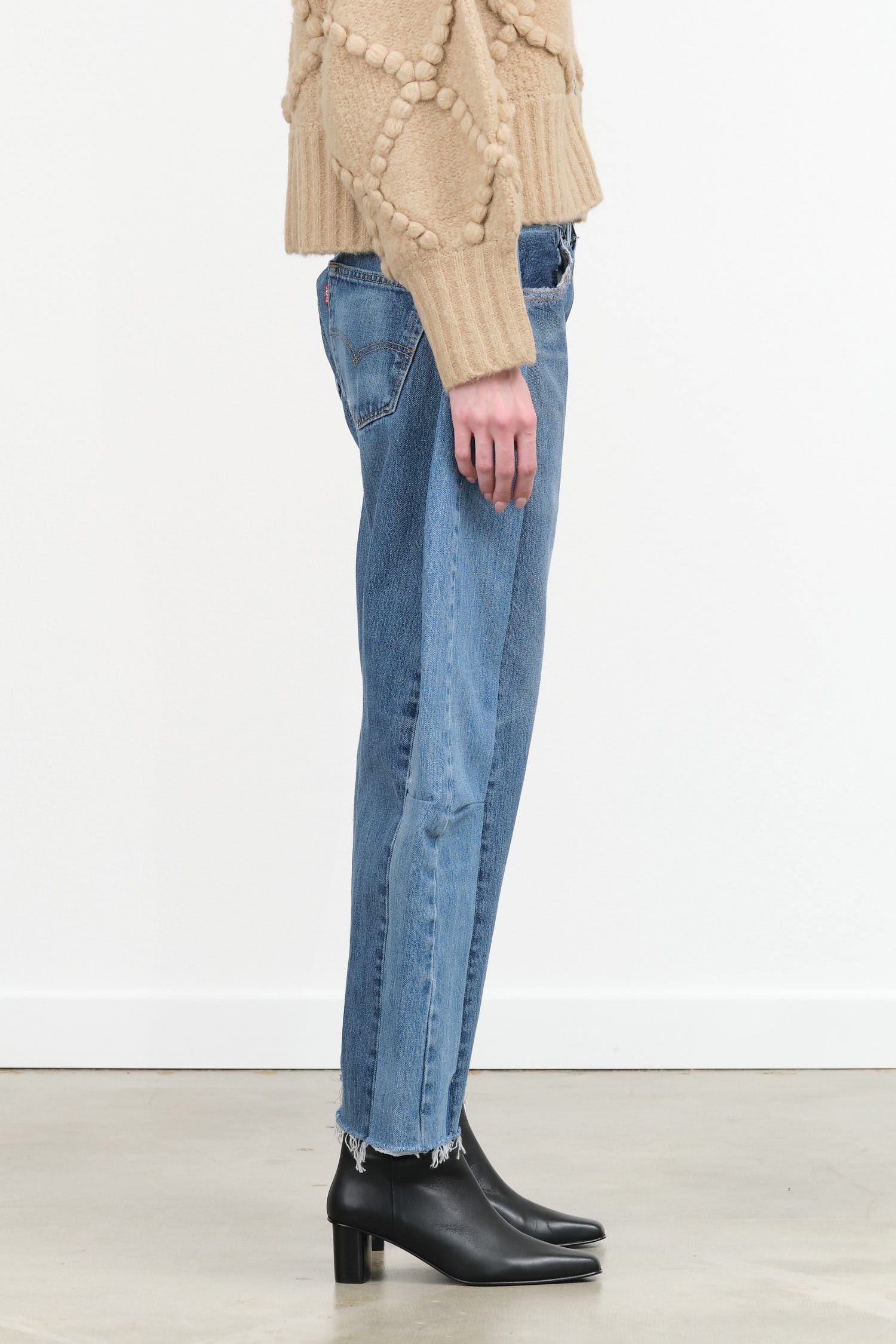 B Sides Jeans Apparel Womens Denim Vintage Lasso Jean in Vintage Indigo