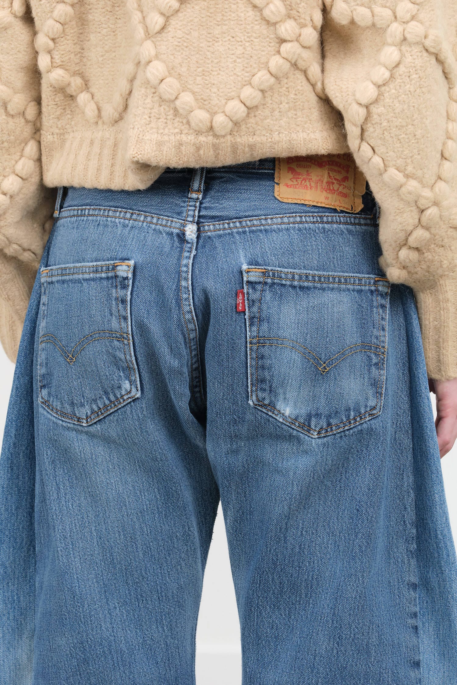 B Sides Jeans Apparel Womens Denim Vintage Lasso Jean in Vintage Indigo