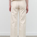 Cream White Plein High Rise Waist Straight Leg in Light Clair Rinse by B Sides