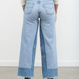 B Sides Jeans Apparel Womens Denim Reworked Culotte in Vintage Indigo