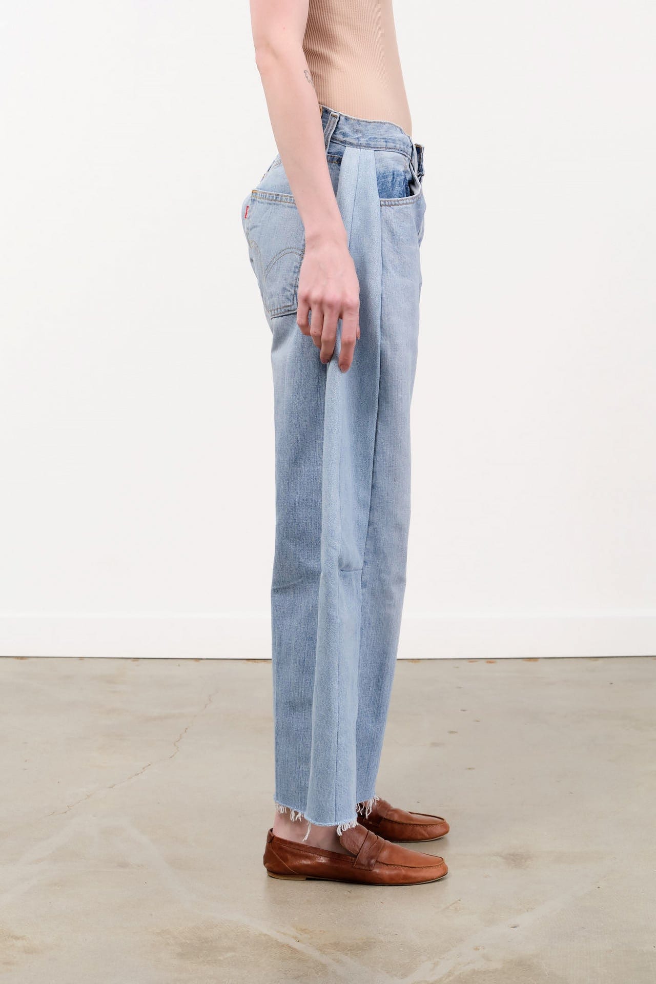 B Sides Jeans Apparel Womens Denim Vintage Lasso Jean in Vintage Indigo