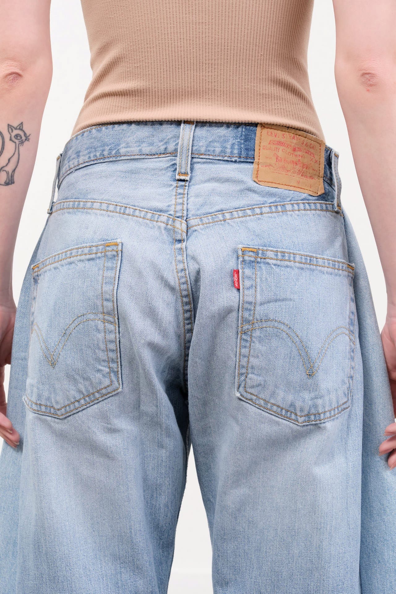B Sides Jeans Apparel Womens Denim Vintage Lasso Jean in Vintage Indigo