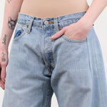 B Sides Jeans Apparel Womens Denim Vintage Lasso Jean in Vintage Indigo