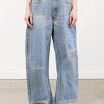 B Sides Jeans Apparel Womens Denim Vintage Reworked Culotte in Vintage Indigo