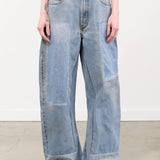 B Sides Jeans Apparel Womens Denim Vintage Reworked Culotte in Vintage Indigo