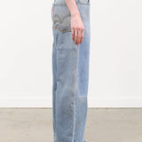 B Sides Jeans Apparel Womens Denim Vintage Reworked Culotte in Vintage Indigo