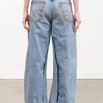 B Sides Jeans Apparel Womens Denim Vintage Reworked Culotte in Vintage Indigo