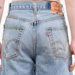 B Sides Jeans Apparel Womens Denim Vintage Reworked Culotte in Vintage Indigo