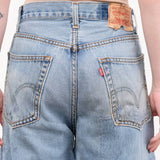 B Sides Jeans Apparel Womens Denim Vintage Reworked Culotte in Vintage Indigo