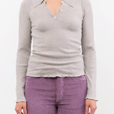 Baserange Apparel Womens Blouses Dual Long Sleeve Tee