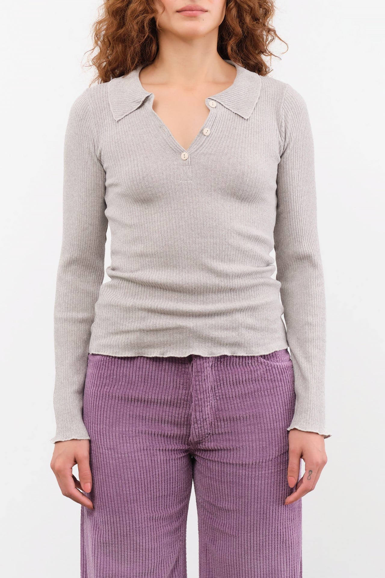 Baserange Apparel Womens Blouses Dual Long Sleeve Tee