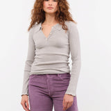 Baserange Apparel Womens Blouses Dual Long Sleeve Tee